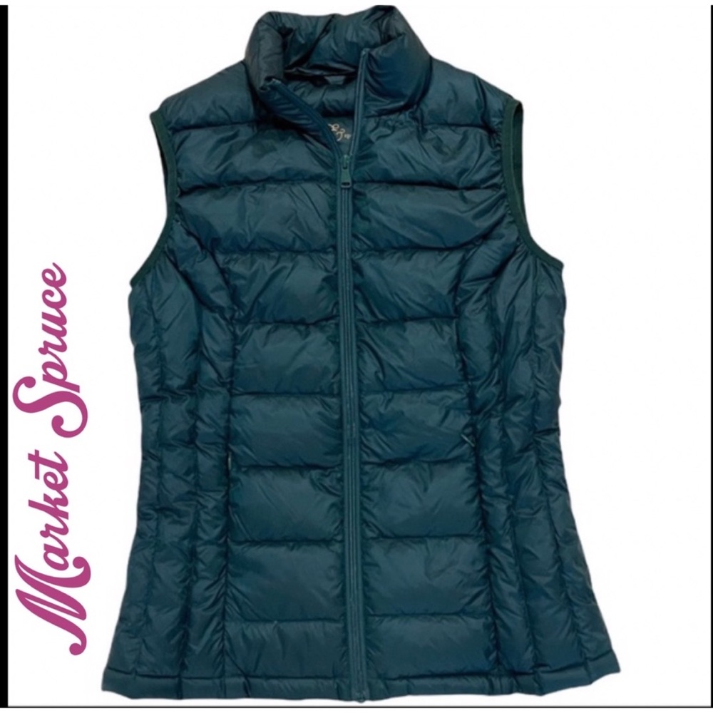 Markets Spruce Forest green Sleeveless puffer vest
